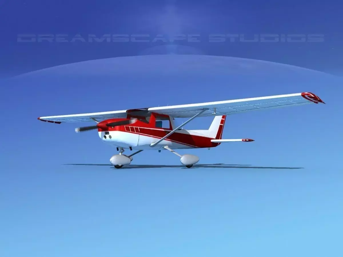 Cessna 150 Aerobat V06 3D model