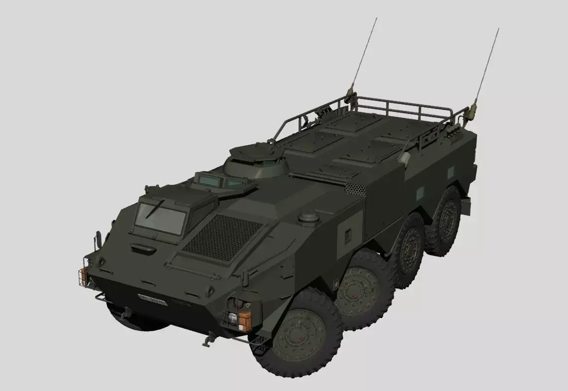 Japan Ground Self-Defense Force Type96 APC Default Color 3D model