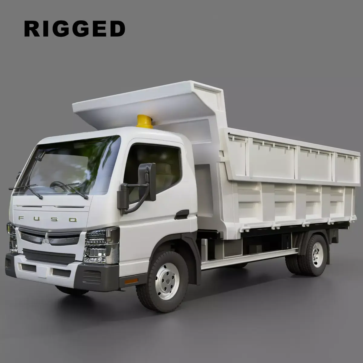 Mitsubishi Fuso Canter Tipper Free 3D model