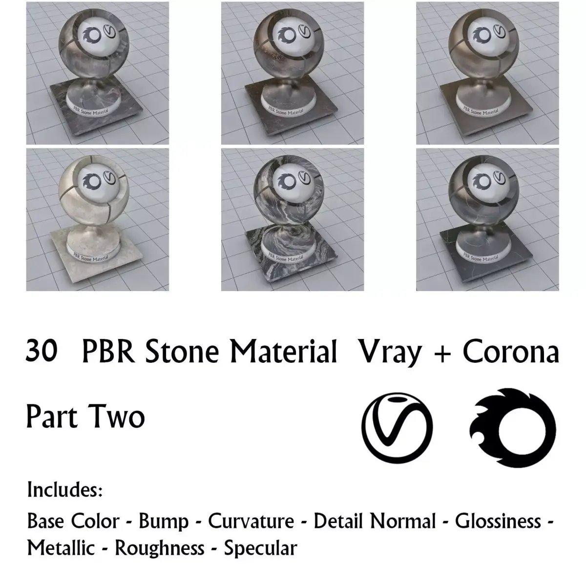 30 PBR Stone Material Part 2 Texture