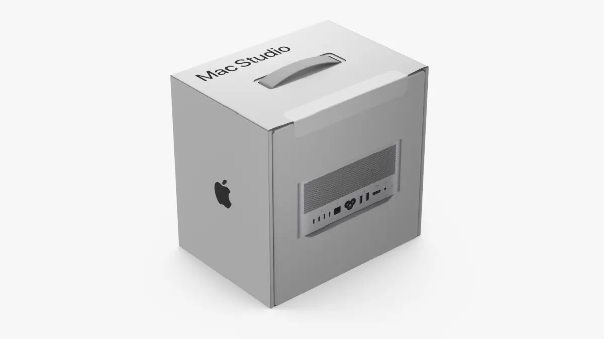Apple Mac Studio Packaging Box 3D model