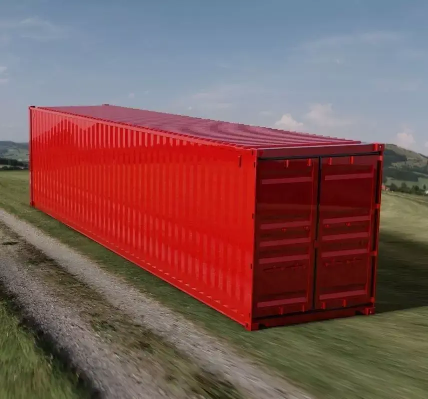 40FT ISO Shipping Container 3D model