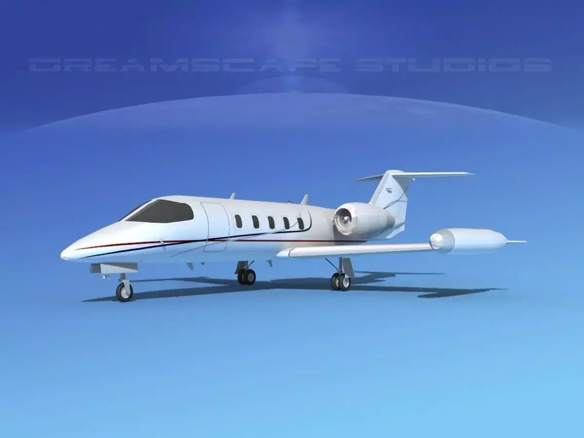 Gates Learjet 35 V10 3D model