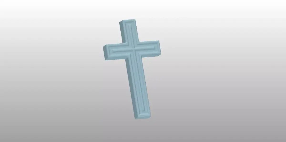 Versatile Cross Model in Multiple Formats - cross 1 3D model