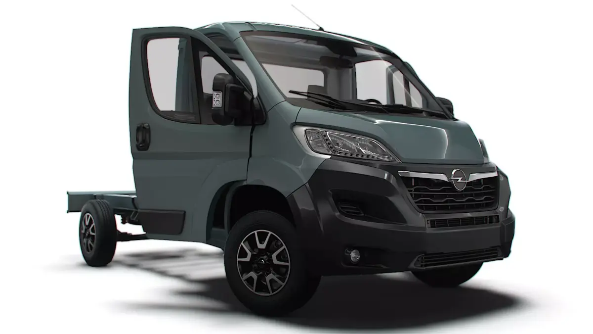 Opel Movano Chassis Truck SCab 3450WB HQInterior 2023 3D model