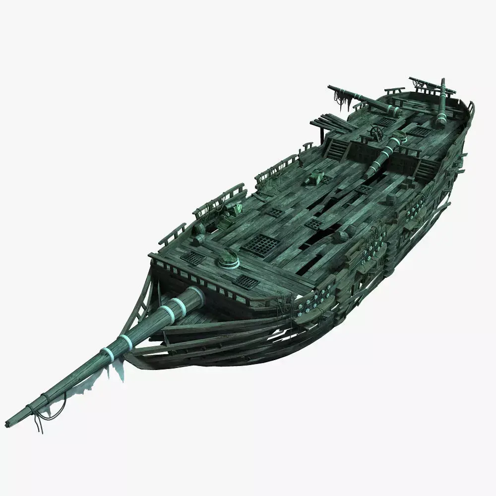 Shipwreck 02 3D model