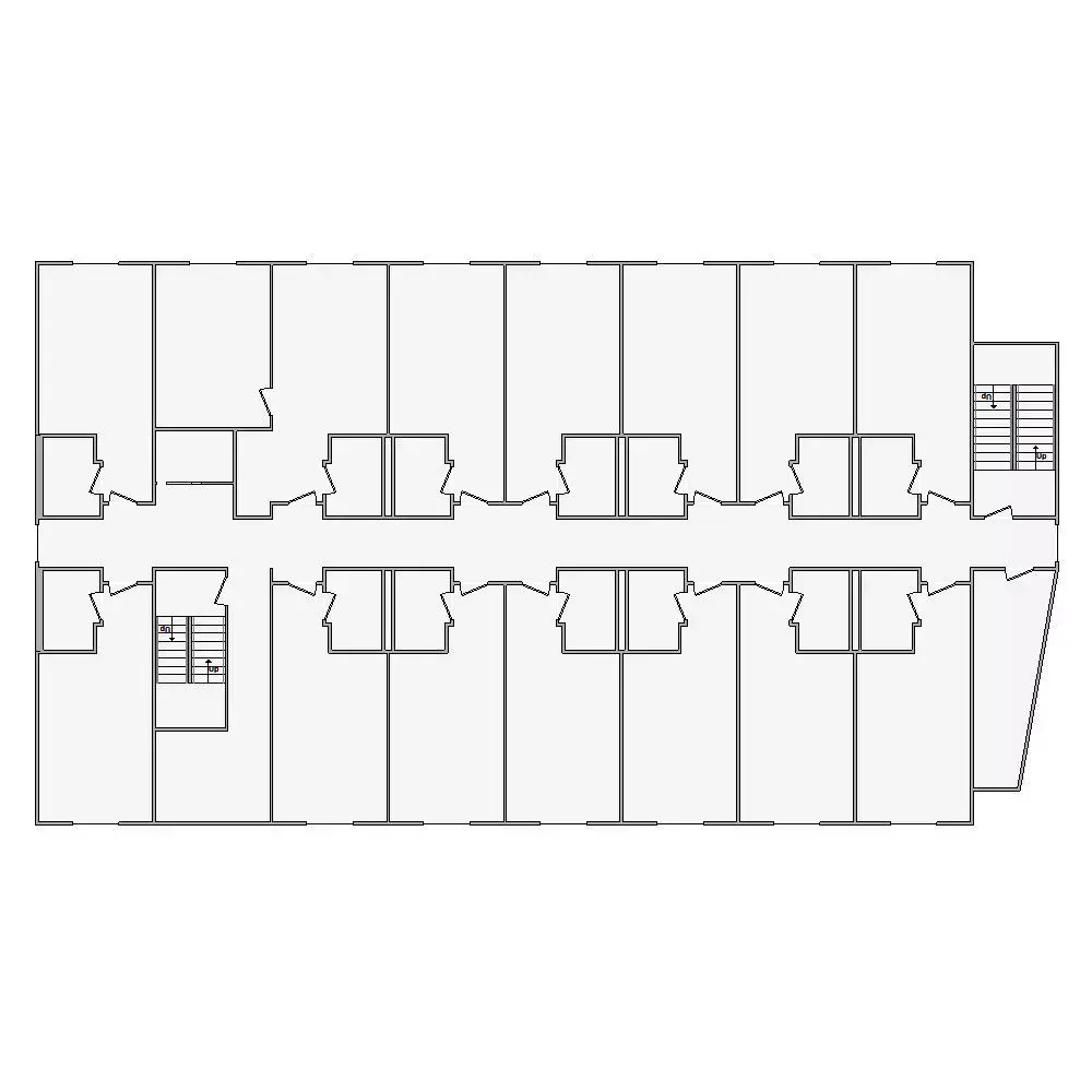 Commercial Interior Sketch - 5501-6000 SF - Xactimate 3D model