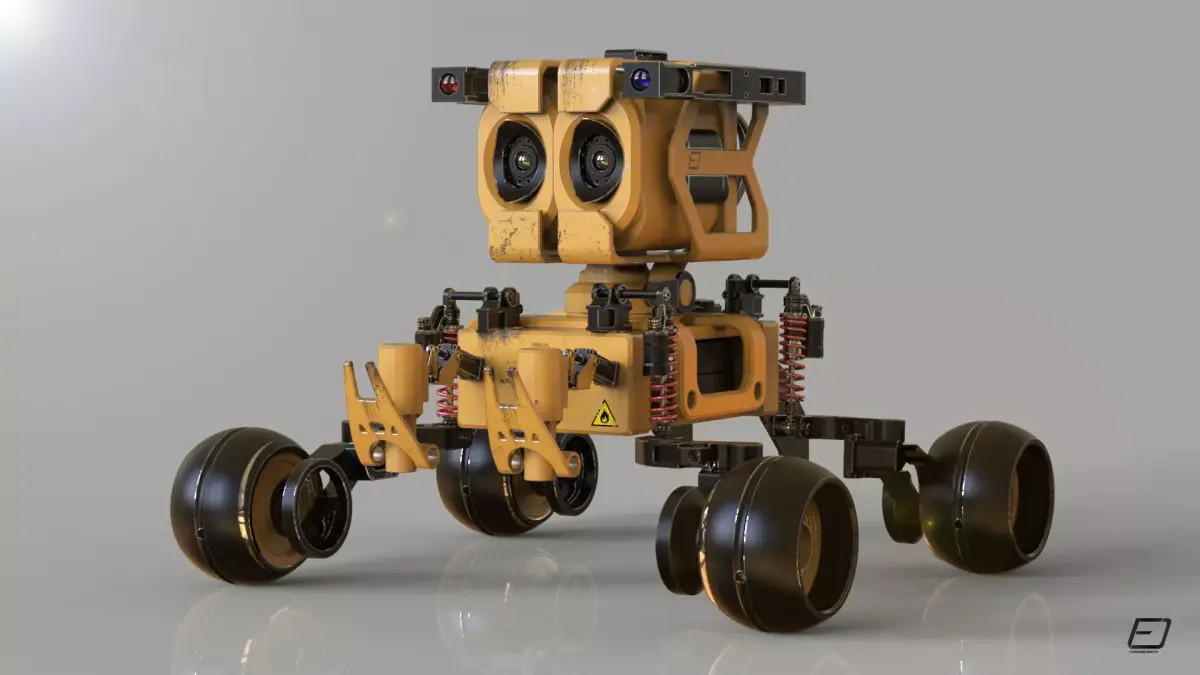 wall-E  the Movie concept character Free 3D model