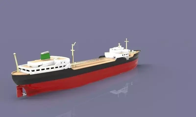 Tanker Ship Free 3D model