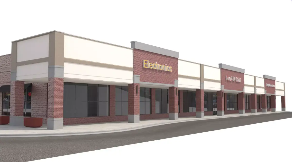 Retail-002 commercial building 3D model