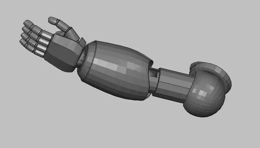 brazo izquardo 3D print model