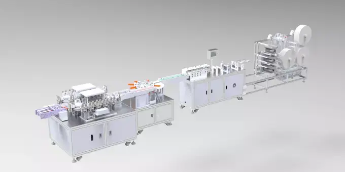 Butterfly Face Mask Making Machine 3D model