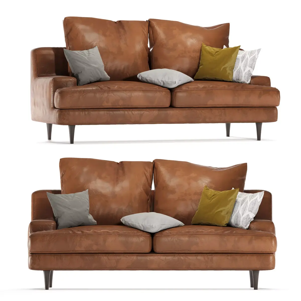 Roche Bobois sofa leather free Free 3D model