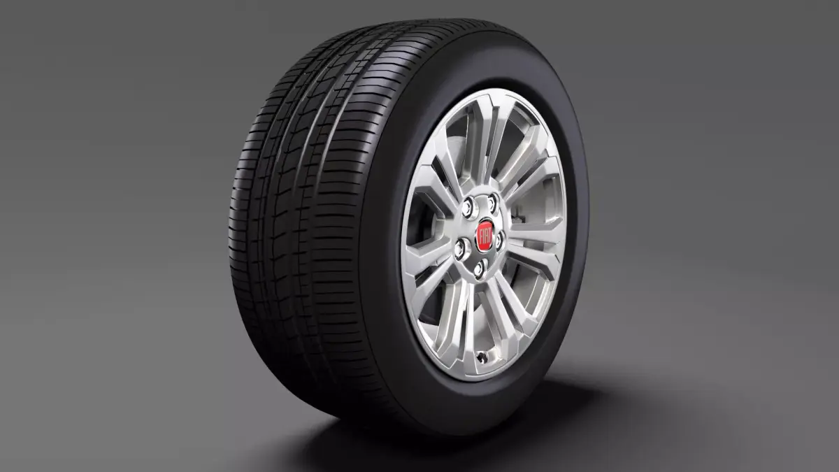 Fiat Talento Van wheel 2016 3D model
