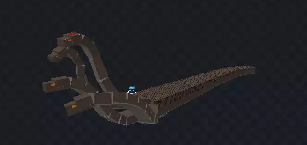 Dragons Dogma Hydra Minecraft Model 3D model