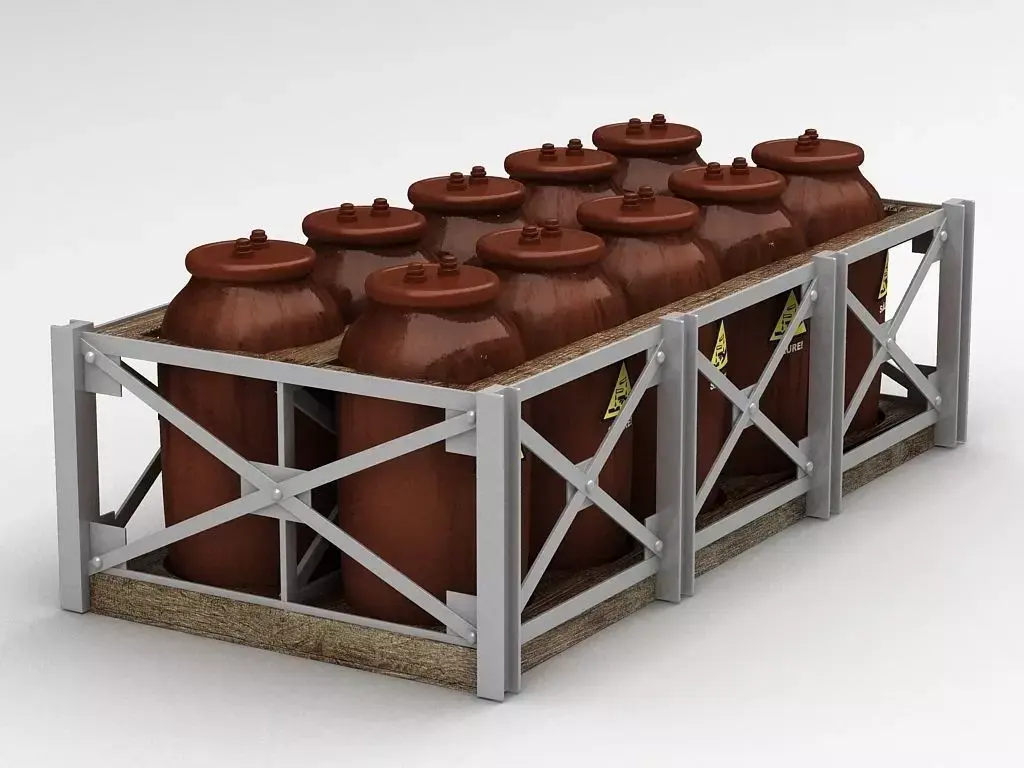 Acid Tanks - Ceramic 3D model