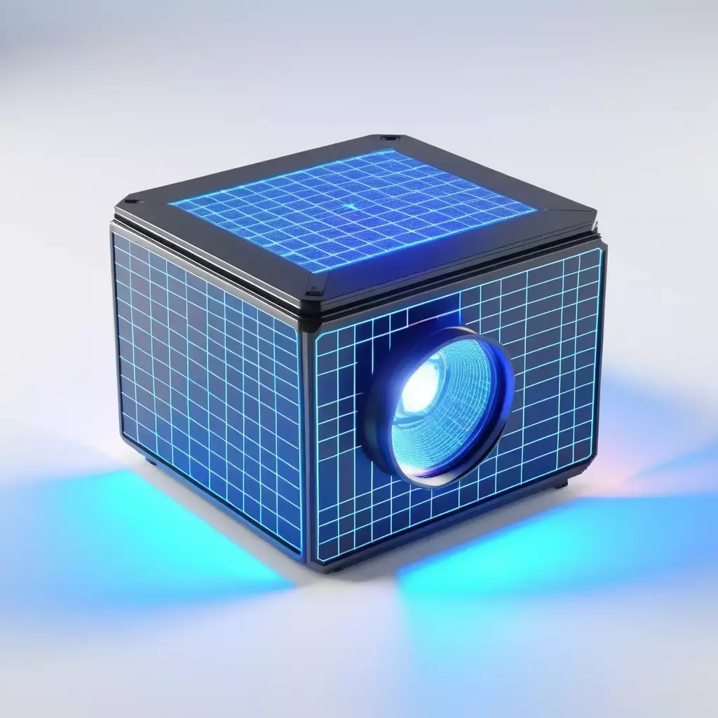 Holographic Map Projector 3D Model 3D model
