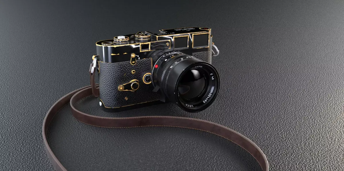 Old Camera Classic Camera Leica 3D Model With Octane 3D model