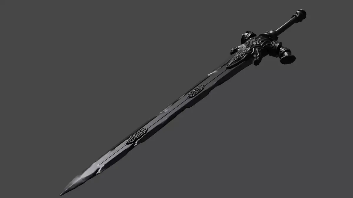 Greatsword of Artorias from Dark Souls Free 3D model