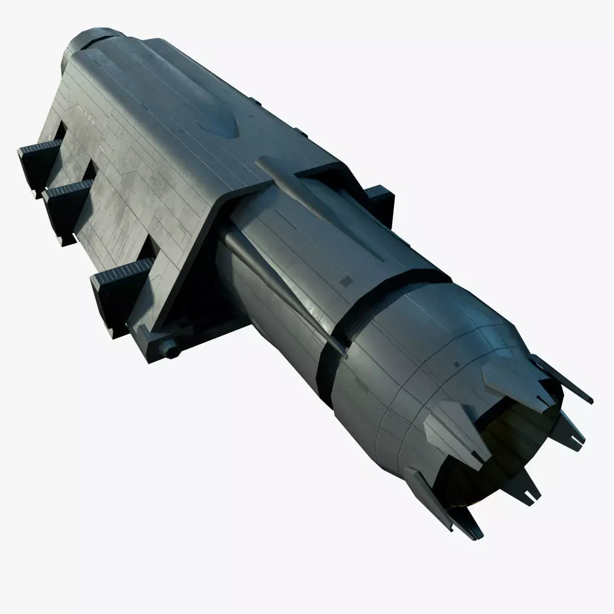 Superlaser Siege Cannon Low-poly 3D model