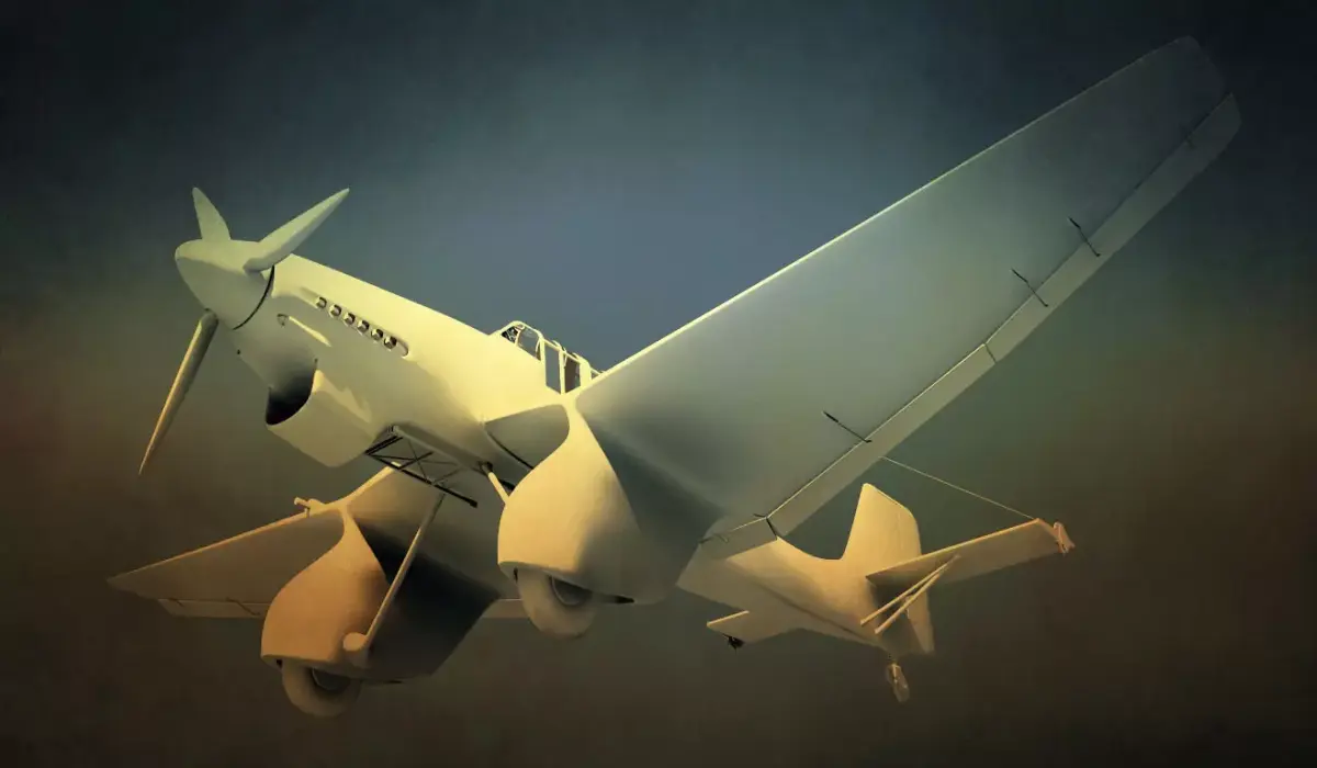 JU87A1 STUKA 3D model