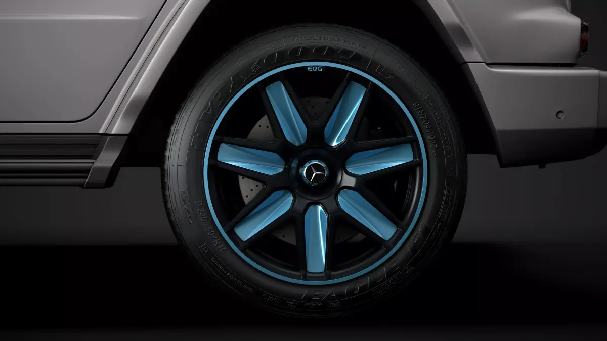 Mercedes Benz EQG 2022 wheel 3D model
