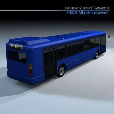 Intercity bus 3D model