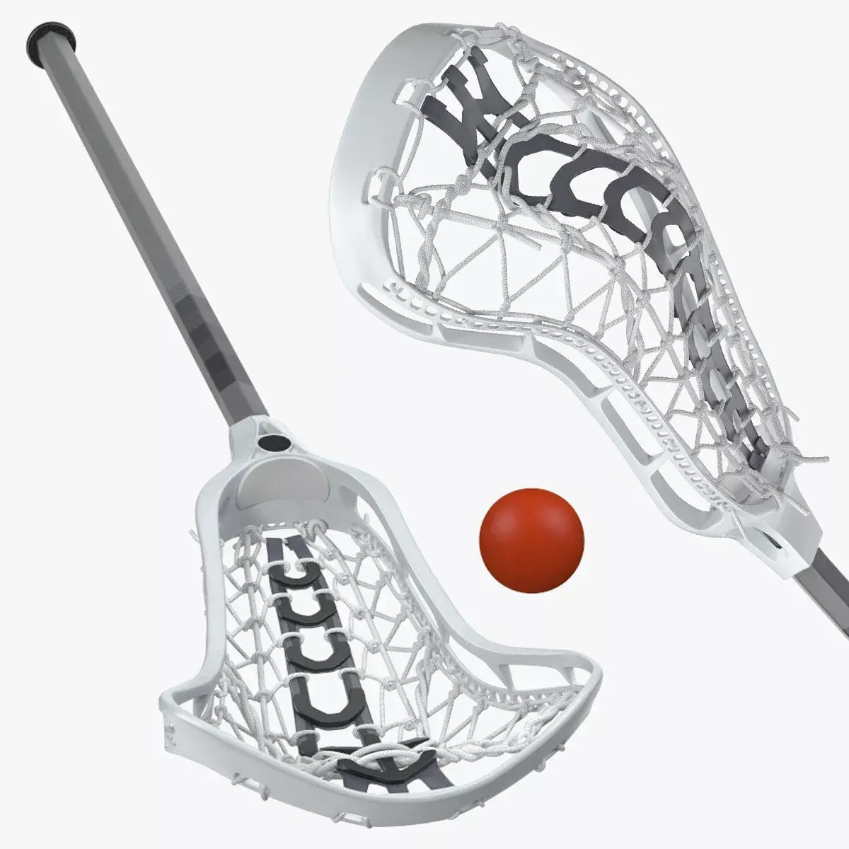 Lacrosse Stick and Ball 3D model purchase