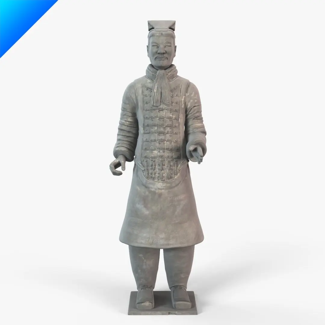 Terracotta Warriors-Middle Ranking Officer 3D model