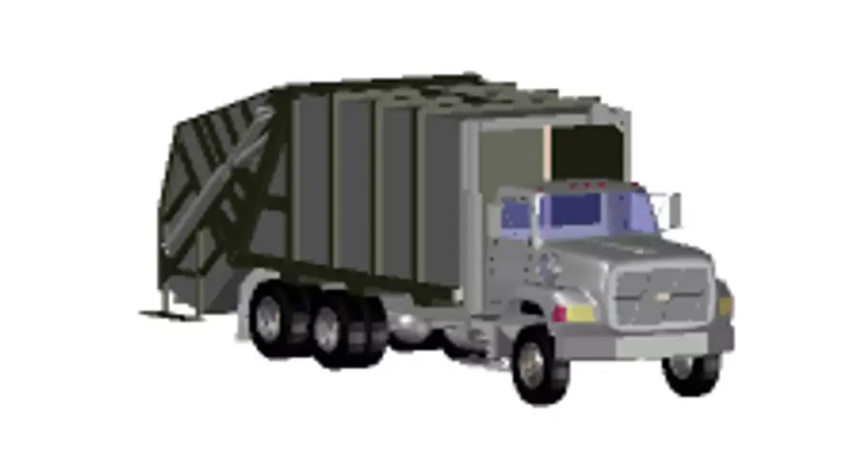 Recolector de basura 3D model