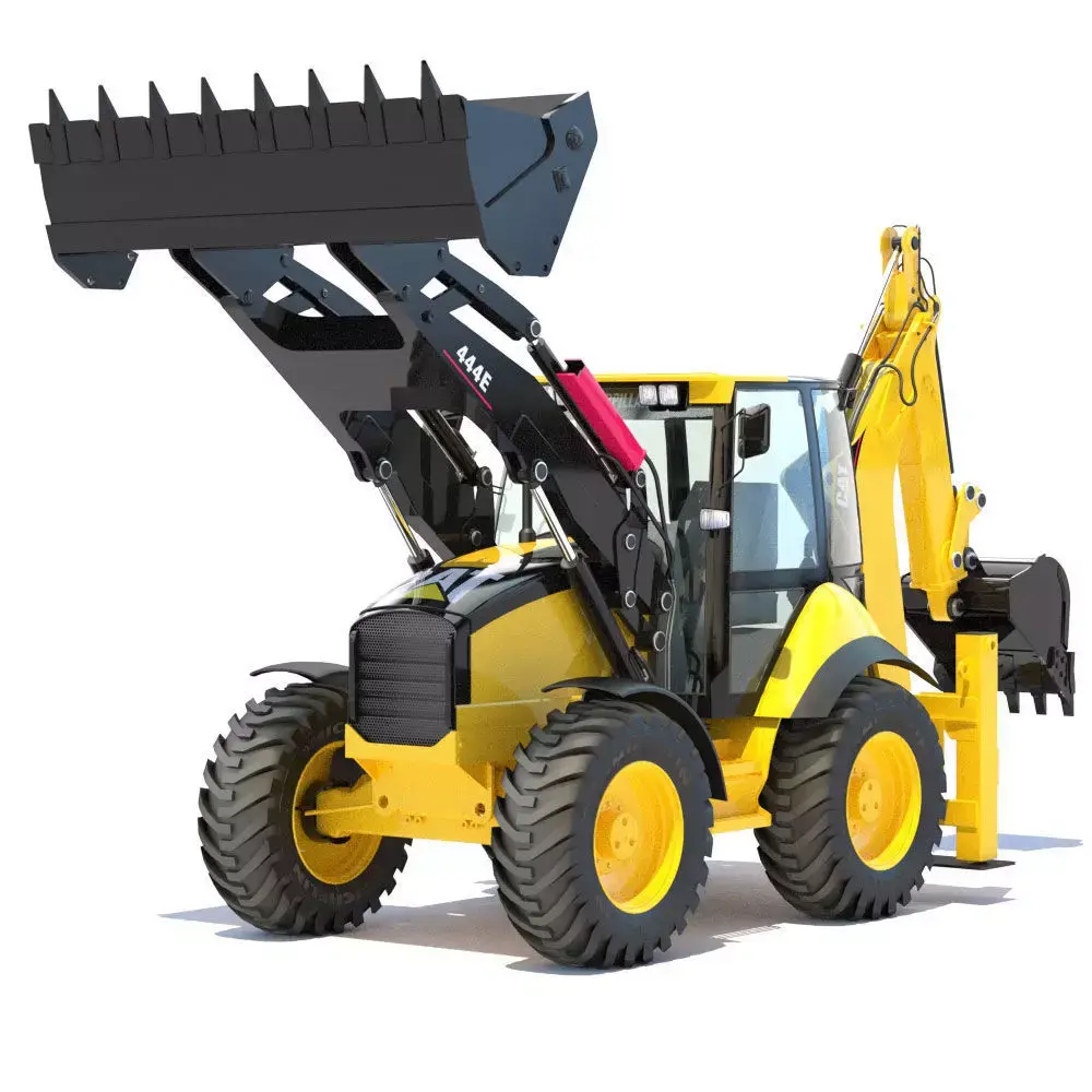 Backhoe Loader Cat 411E 3D model