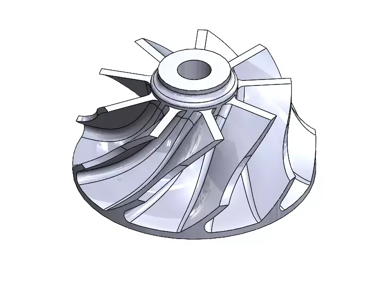 Turbo Fan 3D print model
