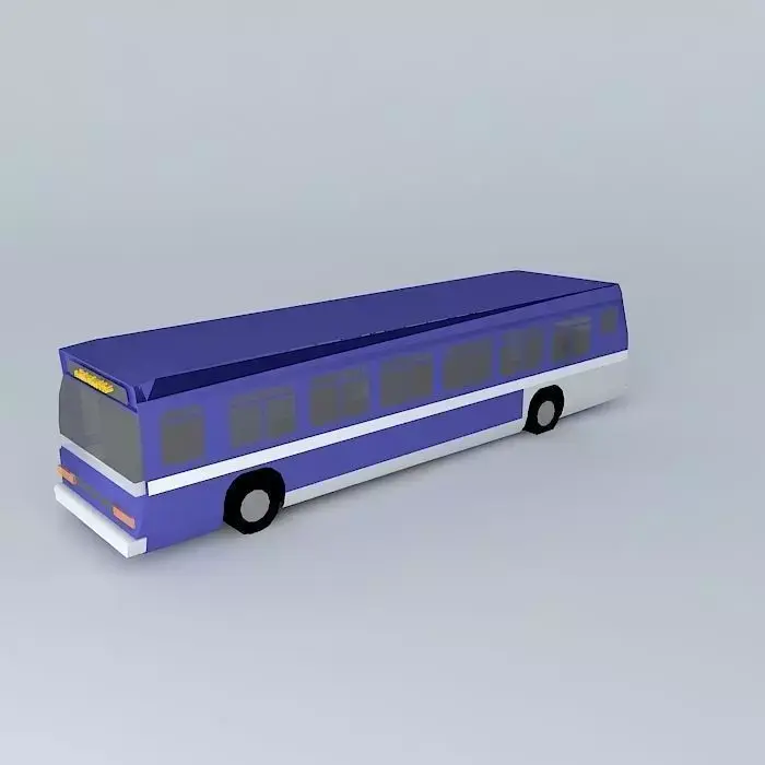 The fully modfied Google Bus Free 3D model