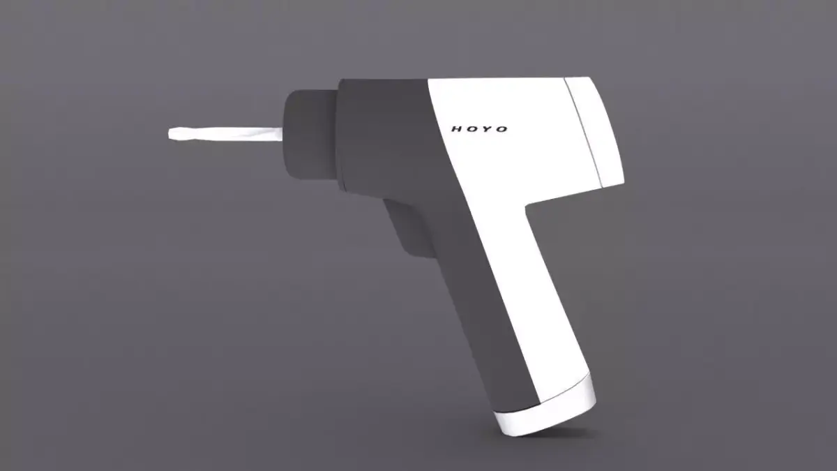 hair dryer  Low-poly 3D model