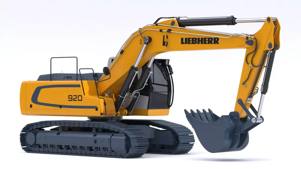 Liebherr R920 Litronic Crawler Excavator 3D model