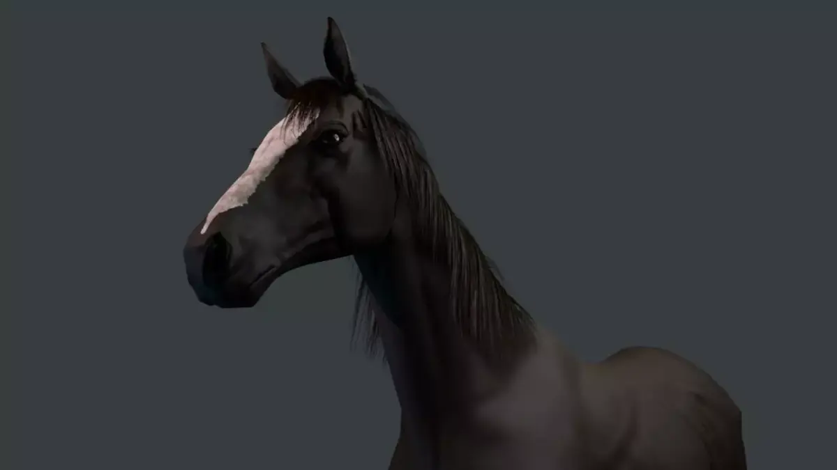 Thoroughbred Horse 3D model