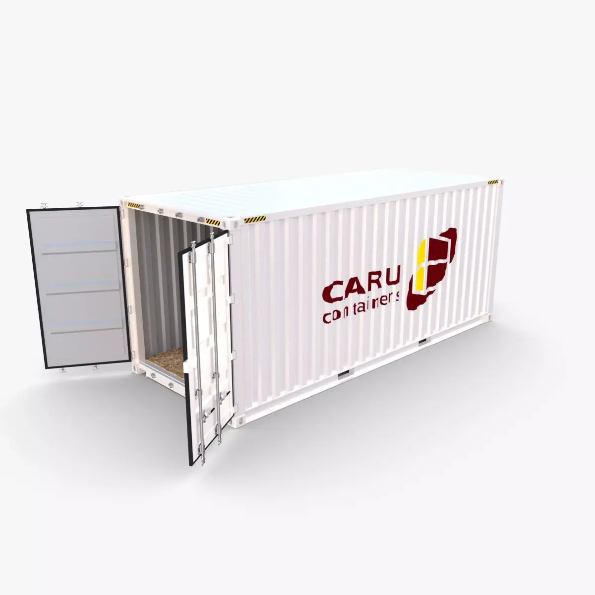 20ft Shipping Container Caru v1 3D model