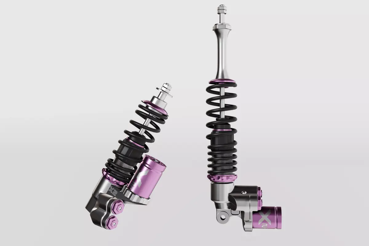 X2 Shark Factory Suspension for Vespa Low-poly 3D model