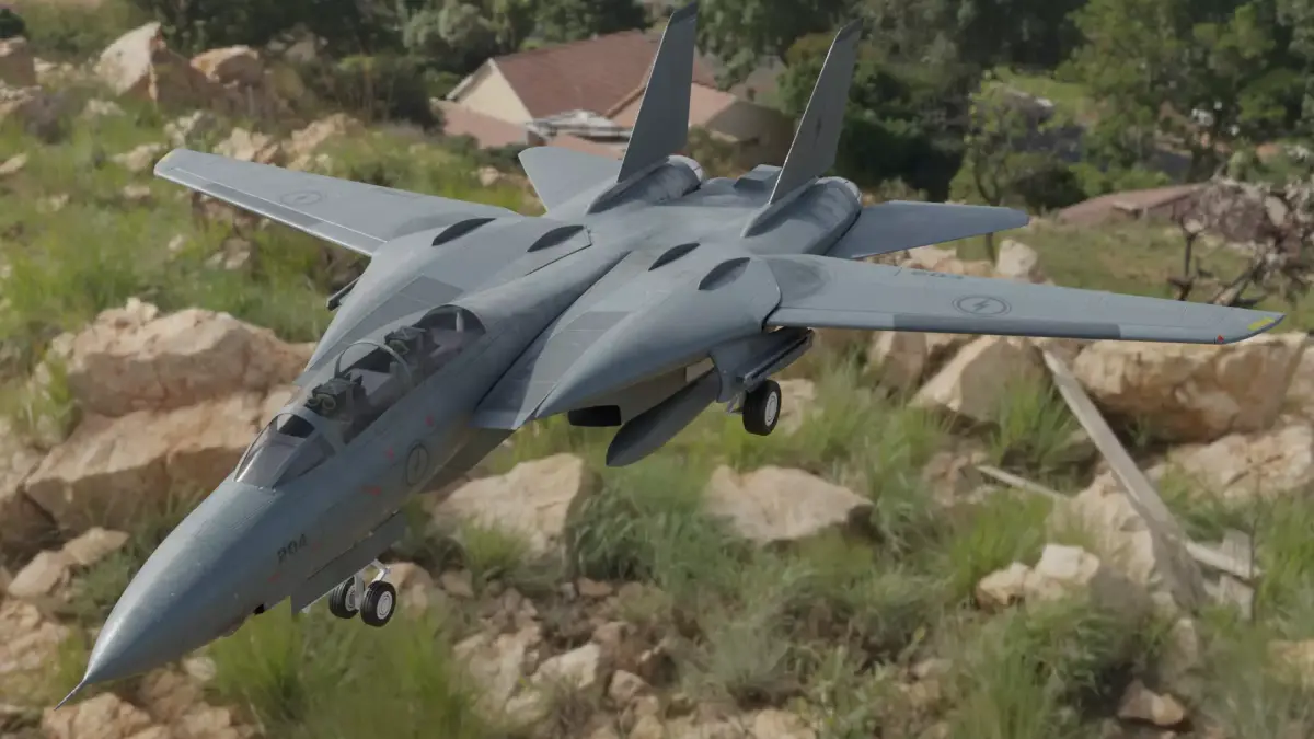 F14 Tomcat 3D model
