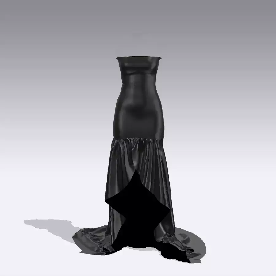 DRESS DRESS on mannequin 3D model get