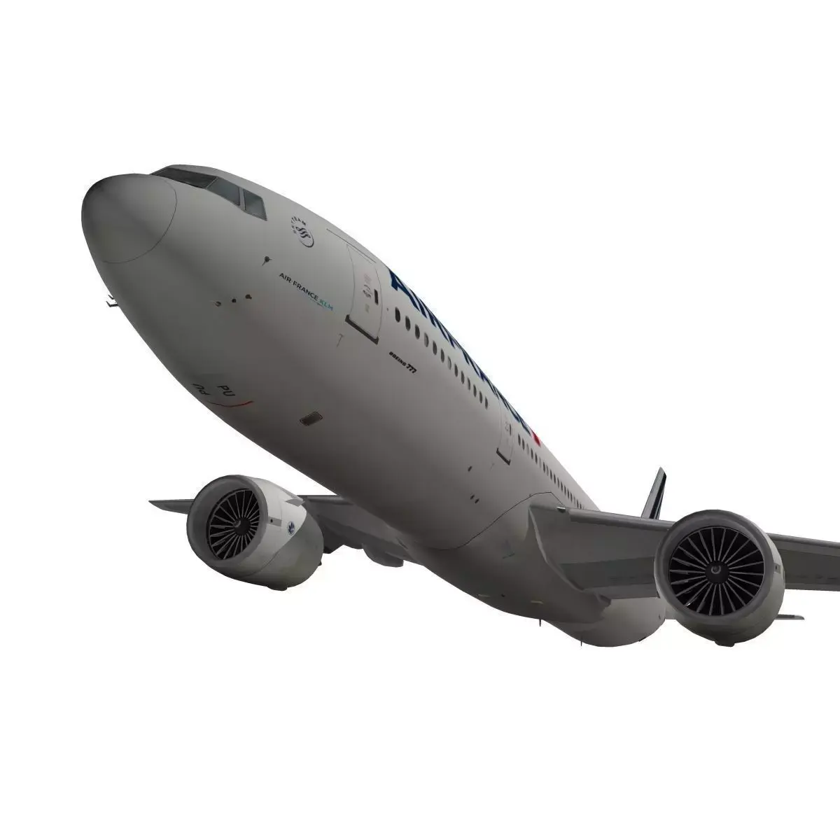 Boeing 777-200ER Air France 3D model