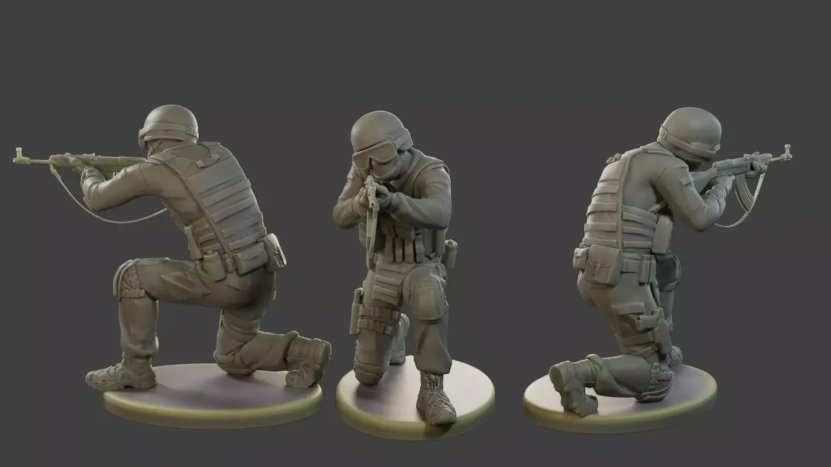 CzechSlovak Police Tactical Unit CPTU1 007 3D print model