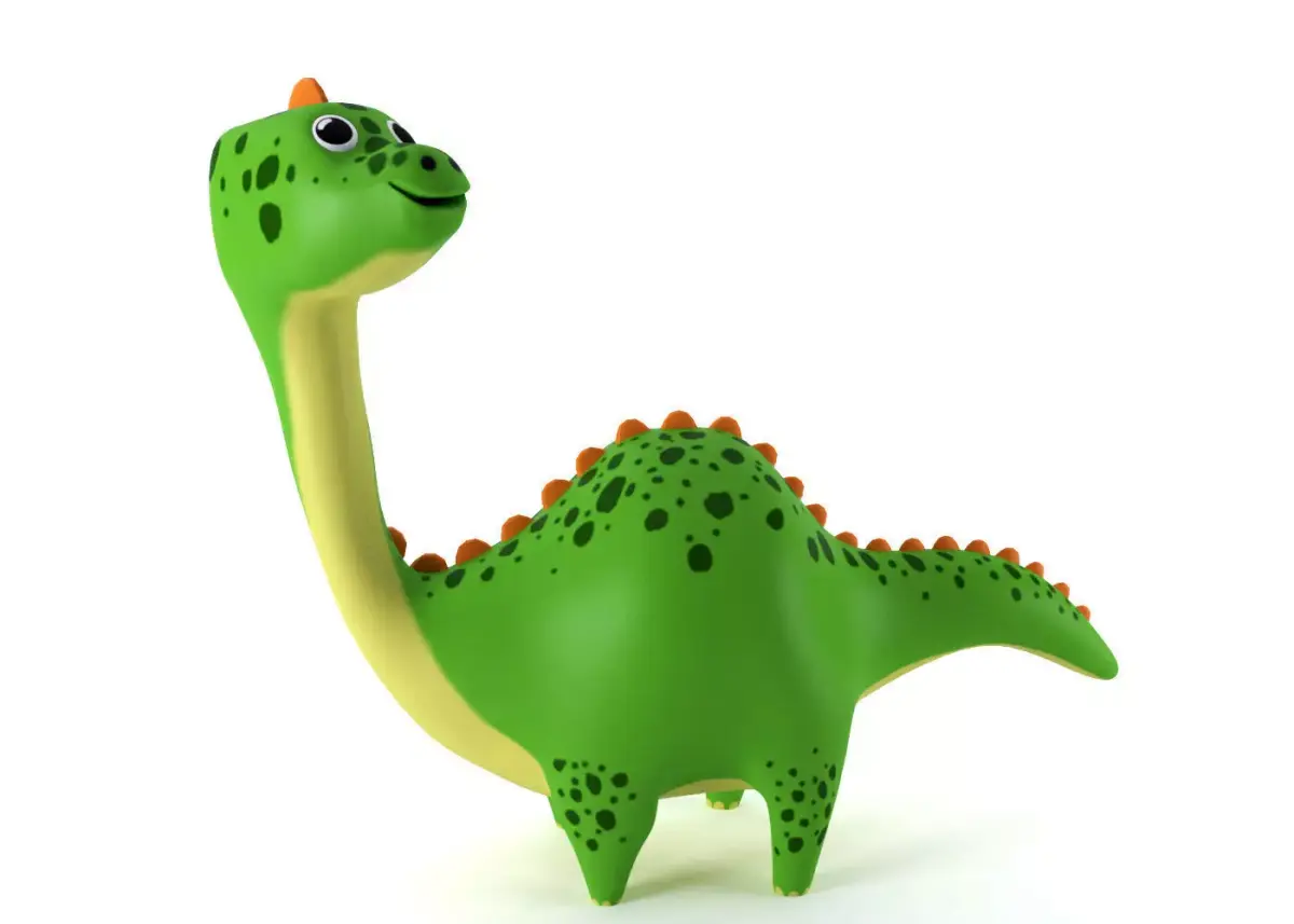 inflatable dinosaur 3D model