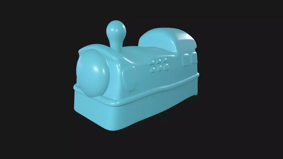 Toy Train and keychain 3D Printing ready 3D print model