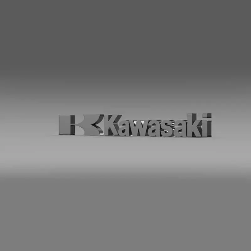 Kawasaki Logo 3D model