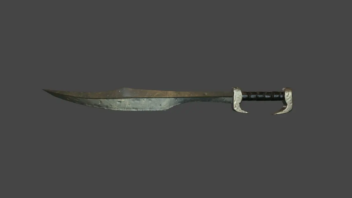 Spartan Sword Low-poly 3D model