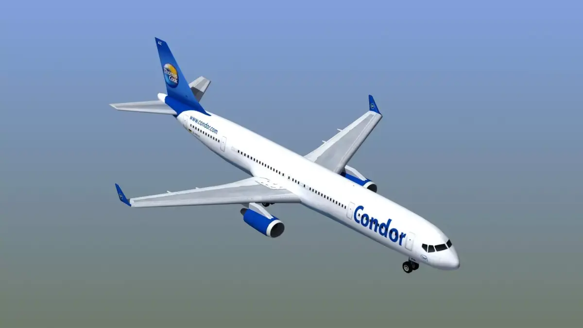 B757 300 Airliner 3D model