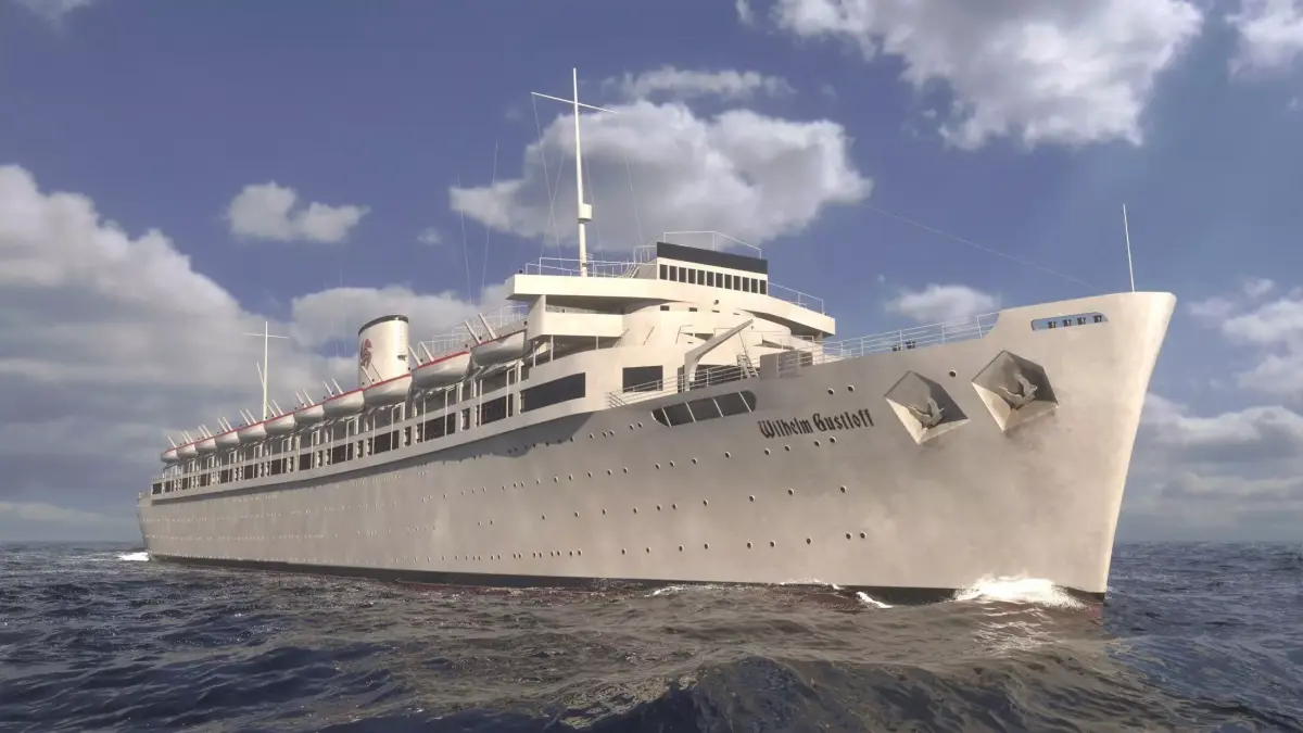 Wilhelm Gustloff Low-poly 3D model