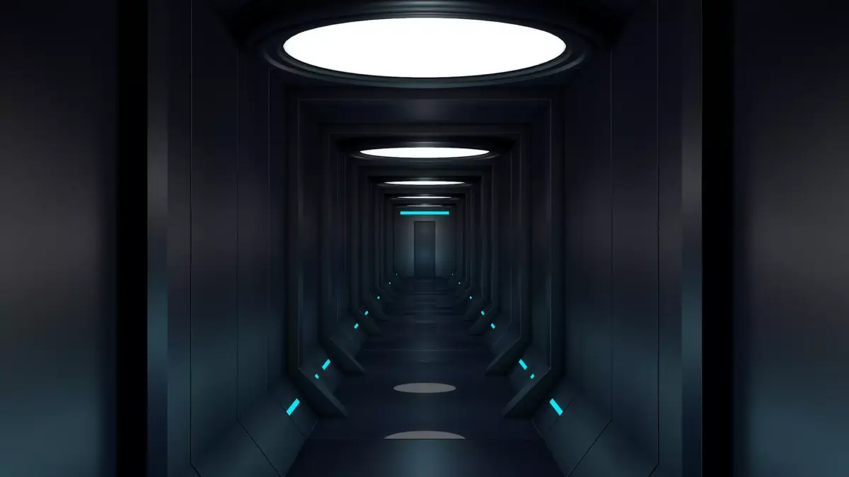 Sci Fi Tunnel 3D model 56