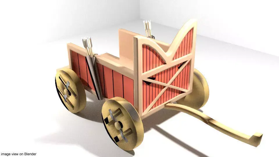 Chariot - Sumerian 3D model